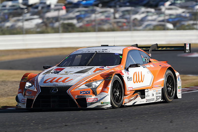 GT500クラスで2位となった36号車 au TOM'S LC500（中嶋一貴/関口雄飛組）
