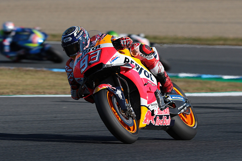 優勝、連覇を決めたマルケス選手の走り