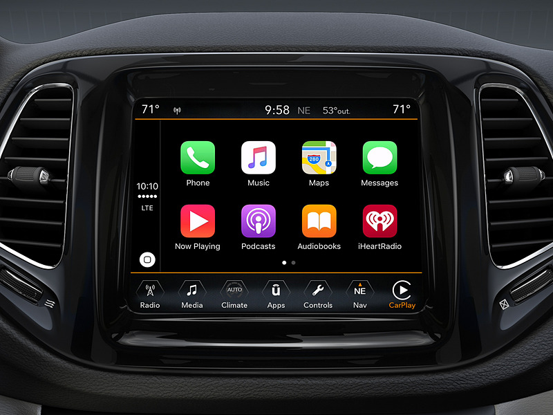 Apple CarPlayとAndroid Autoに対応するオーディオ・ナビゲーションシステム「Uconnect」搭載
