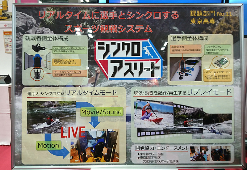 2020年の東京オリンピック・パラリンピックを、このスポーツ観戦システムで体験したい！