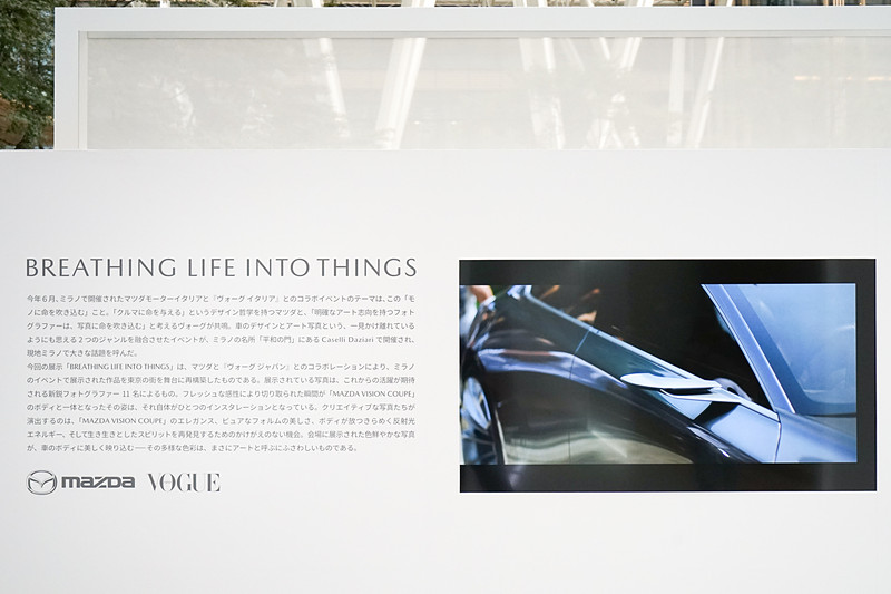 ブース解説と動画が流れる