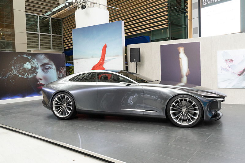 マーク位置から撮影するとこのようなアングルになる