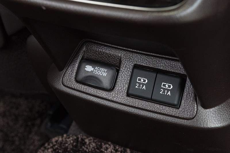 下部には充電用USB端子が付くほかversion LにはAC100Vコンセントも用意される