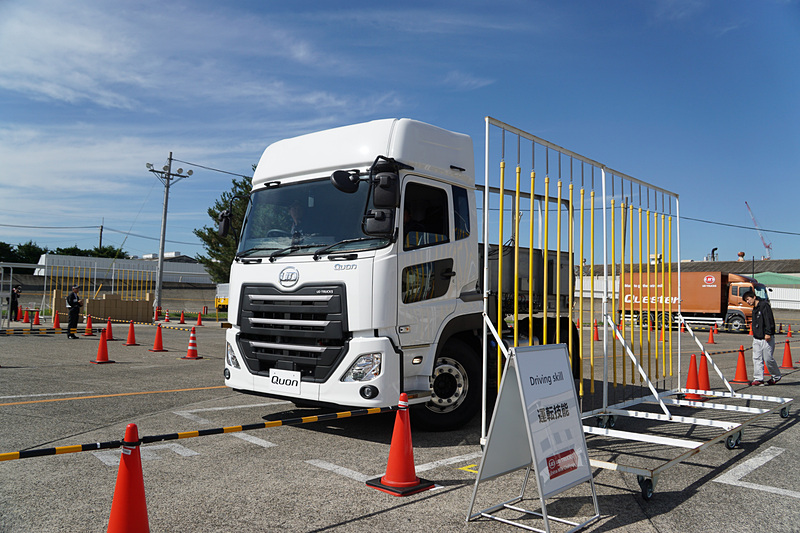 車庫入れの様子