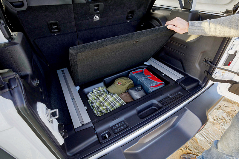 ラゲッジスペースの利用イメージ