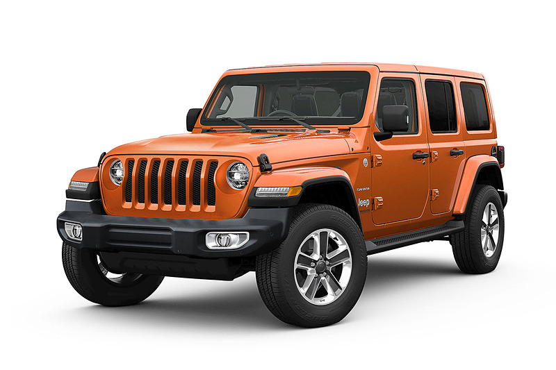 ラングラー Unlimited Sahara Launch Editionのボディカラー4種類