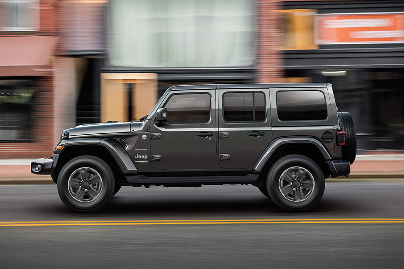 新型ラングラーの走行イメージ