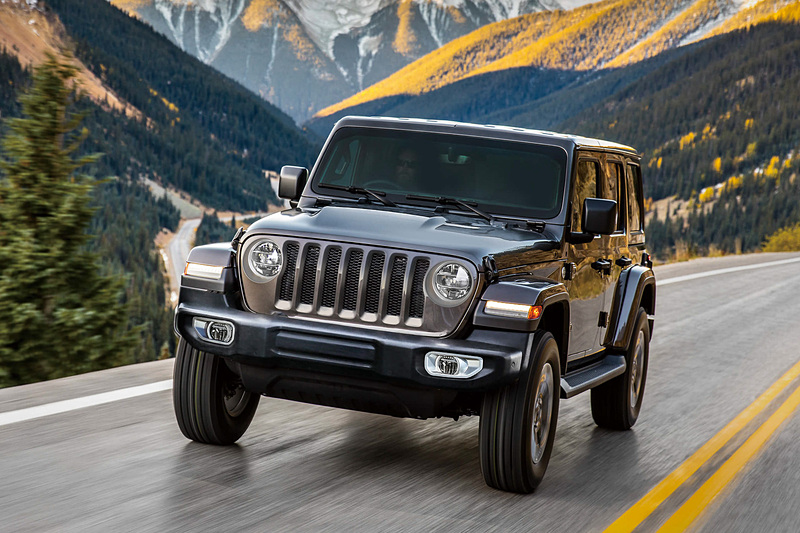 新型ラングラーの走行イメージ