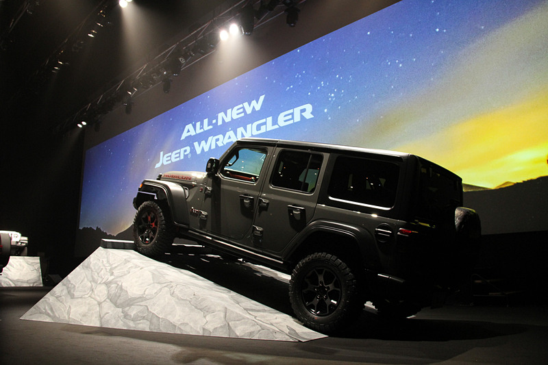 会場では「ラングラー Unlimited Rubicon」が来春に発売されることがアナウンスされた