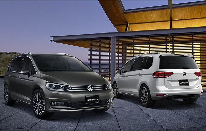 計300台が販売される限定車「ゴルフ トゥーラン TDI プレミアム」（459万9000円）