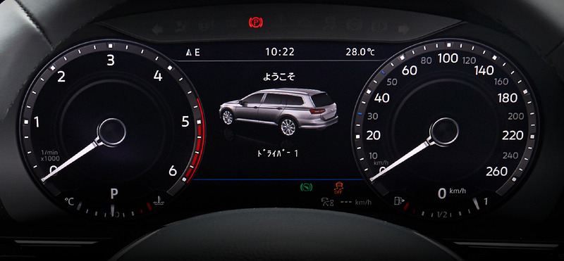 TDI 4MOTION Advanceはデジタルメータークラスターの“Active Info Display”を標準装備