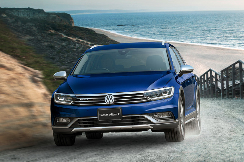 パサート オールトラックの走行イメージ