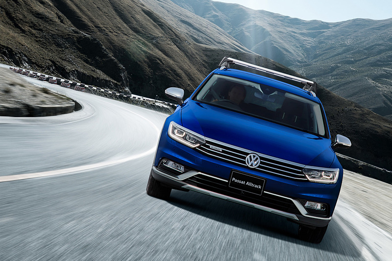 パサート オールトラックの走行イメージ