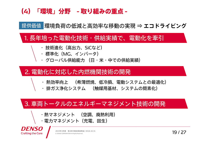 「環境」分野 -取り組みの重点-