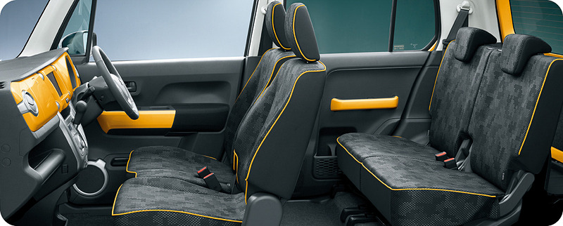 Jターボ/J アクティブイエロー ホワイト2トーンルーフ チャートシート