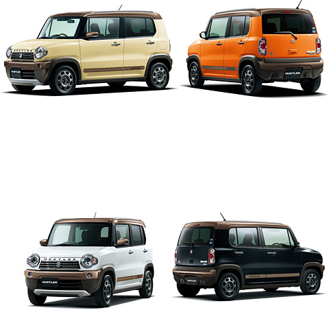 スズキ、「ハスラー」一部仕様変更。おしゃれな特別仕様車「Wanderer