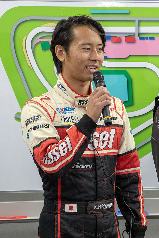 スーパー耐久シリーズでは2014年にST3クラスでシリーズチャンピオンを獲得した廣川和希選手