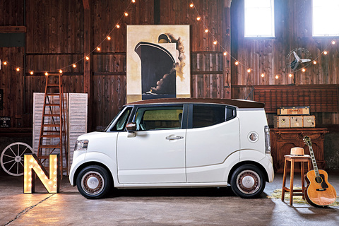 ホンダ、ブラウンのアクセントを効かせた特別仕様車「N-BOX スラッシュ