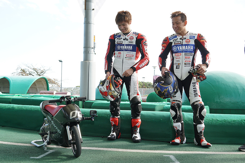 開発車両と対面