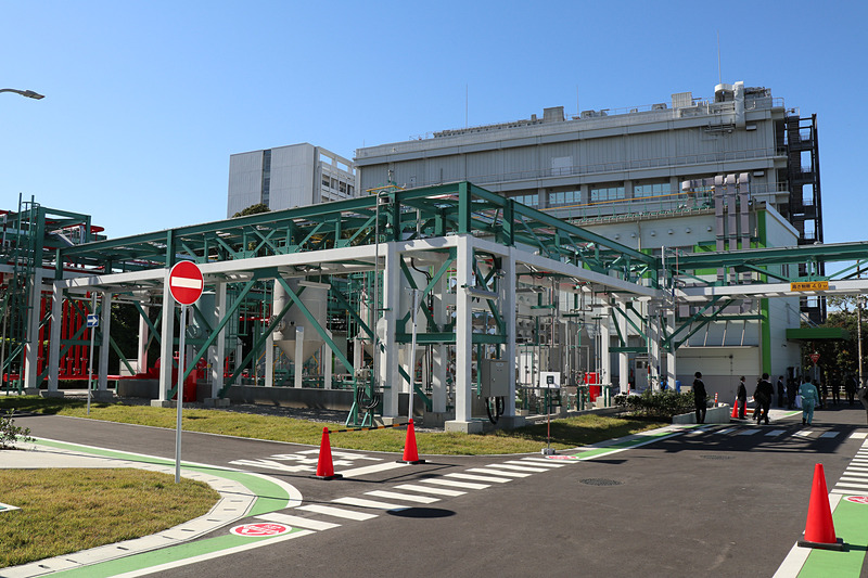 製造したバイオジェット燃料やバイオディーゼル燃料などを貯蔵するバイオ燃料タンク