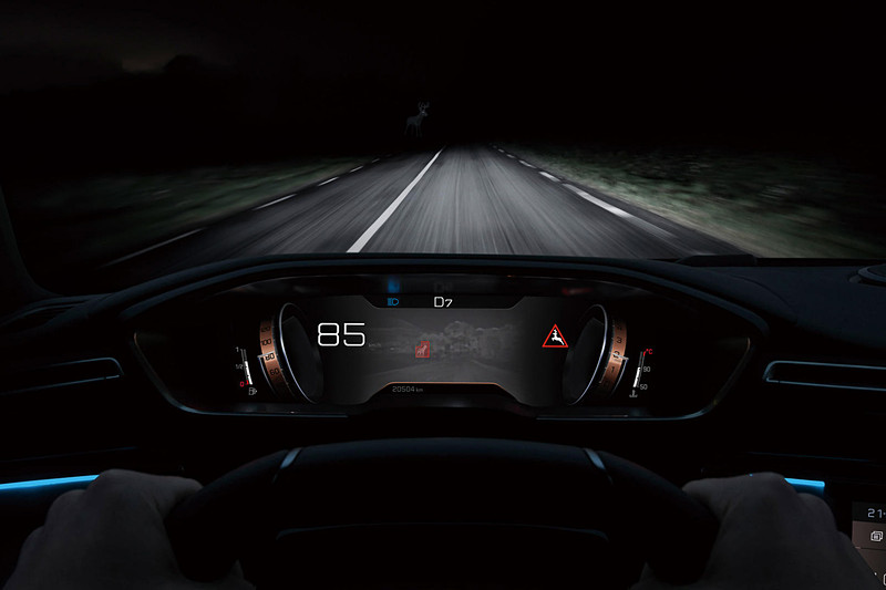 「ナイトビジョン」をプジョー初採用