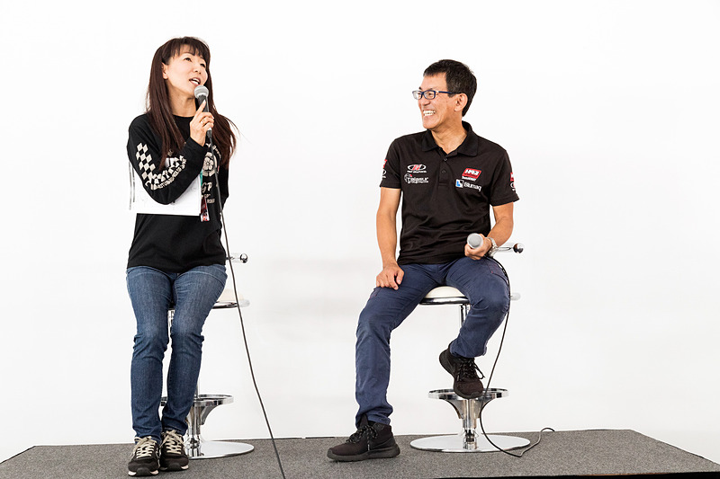 取材で入った際に行なわれていたスペシャルゲストのトークショー。上田昇さんが登壇されていた