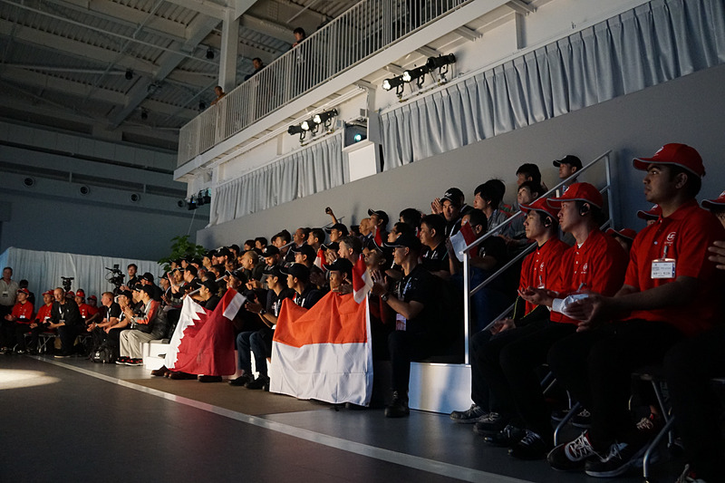 現場チャレンジ2018 プロジェクトマネージャーのテレーズ・パルムクイスト氏の挨拶で開幕