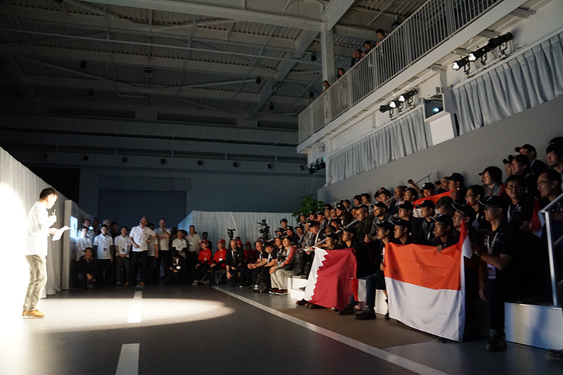 競技の説明などが行なわれた開会式