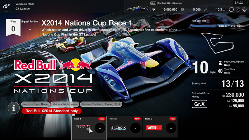 「X2014 ネイションズカップ(プロフェッショナルリーグ)」