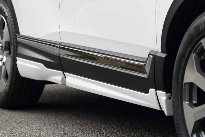 存在感あるサイドビューを演出できる「サイドガーニッシュ」は、カラード仕上げで10万8000円