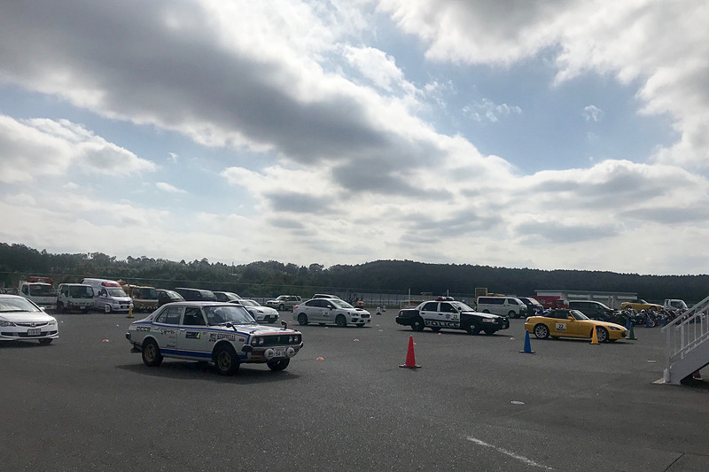 Driving Parkではグループ分けをしてプログラムを行なった。写真はグループ分けした一部のクルマ