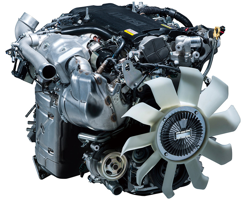 主要コンポーネントを一新したエンジン「4JZ1」（排気量2999㏄）