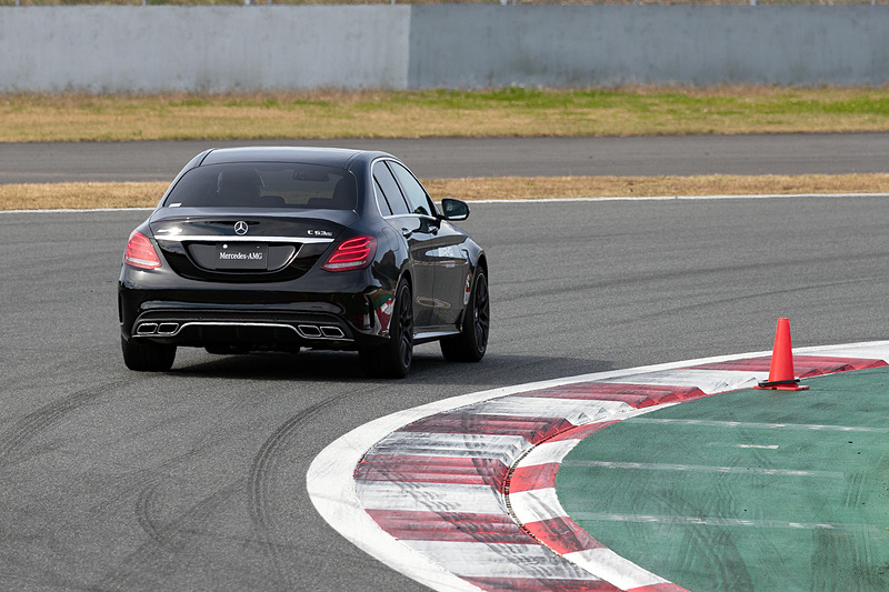 マイナーチェンジ前のC 63 Sにも試乗できた