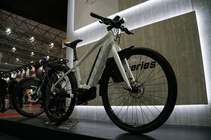 電動アシスト自転車をラインアップするパナソニックブース