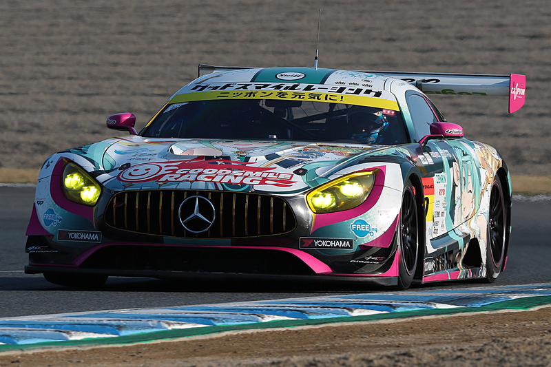 レースは3位になった0号車 グッドスマイル 初音ミク AMG（谷口信輝/片岡龍也組、YH）