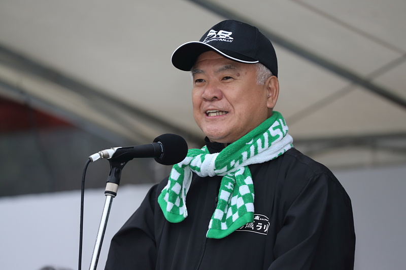 大会会長を務める新城市長 穂積亮次氏