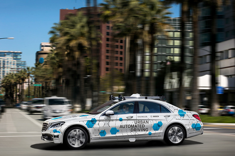 メルセデス・ベンツ「Sクラス」の自動運転車両