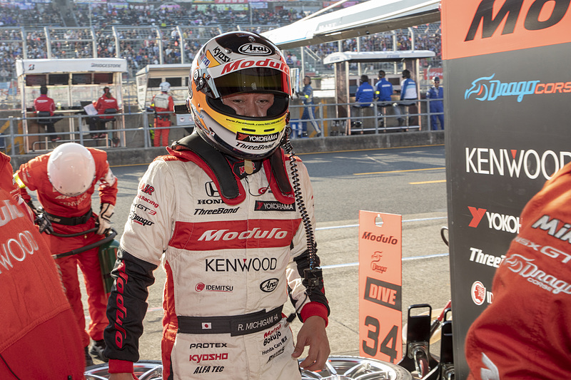 道上龍選手、大津弘樹選手と、SUGOから調子のいい走行順で挑んだが、今回は両選手とも見せ場を作れなかった