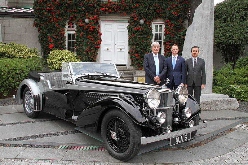 英国大使館でALVISモデルについての発表会が行なわれた