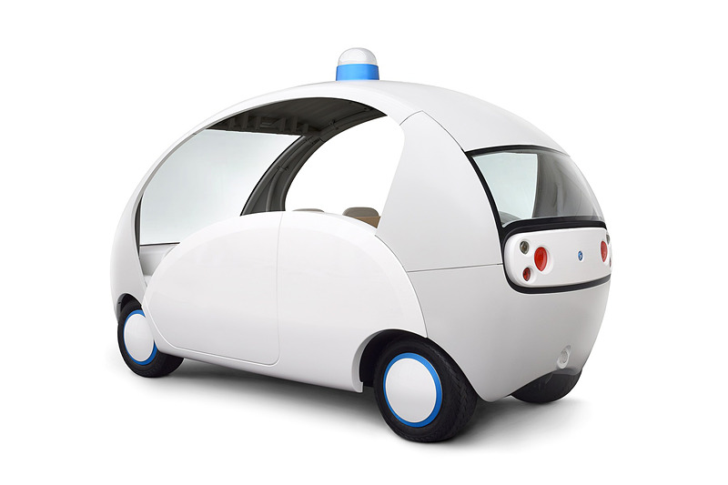 Mileeはヤマハ発動機の電動ゴルフカートをベースに、すべて3Dプリンターで作った外装を与えた自動運転EV。自動運転には車両の前後左右とルーフ上に設置した計5個のLiDERとNVIDIAの「Drive PX2」などを使う