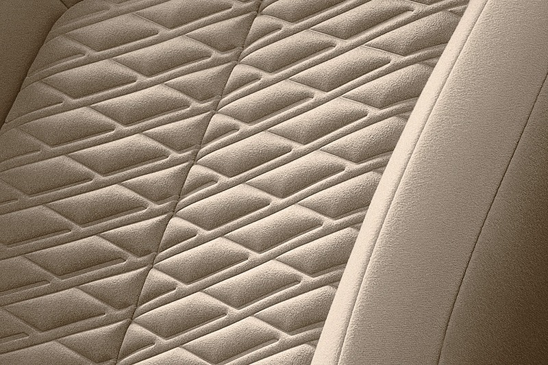 ファブリック（ベージュ内装）のシート生地