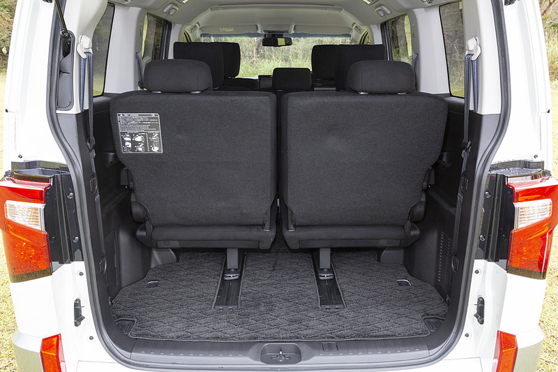 フル乗車時のラゲッジスペース