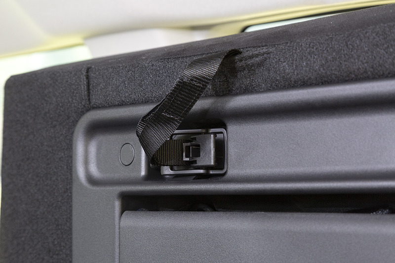 固定ベルトはキチンと収納できる