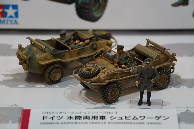 1/35MMシリーズ50周年を記念して、シリーズ最初期の製品を再販する「ドイツ 水陸両用車 シュビムワーゲン」今冬発売予定