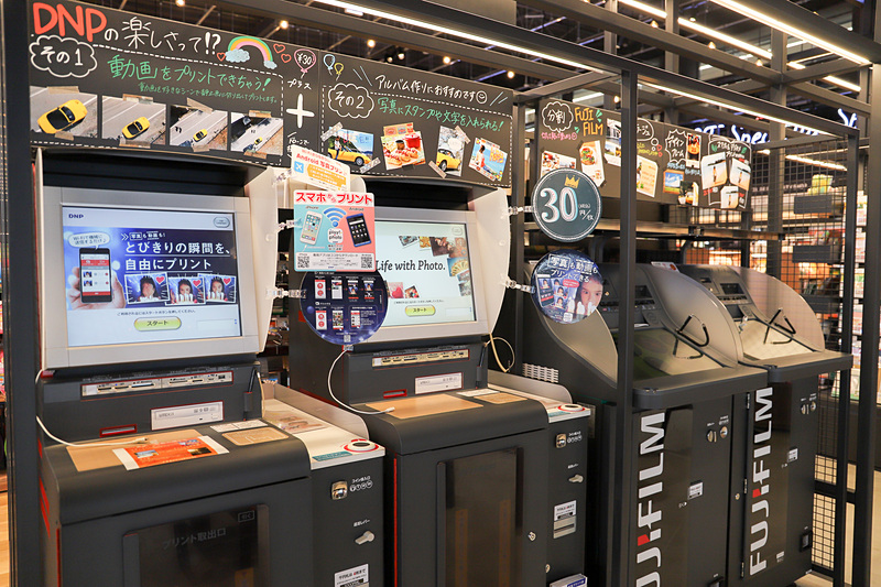 撮影した写真をすぐにプリントアウトできるようになっていた