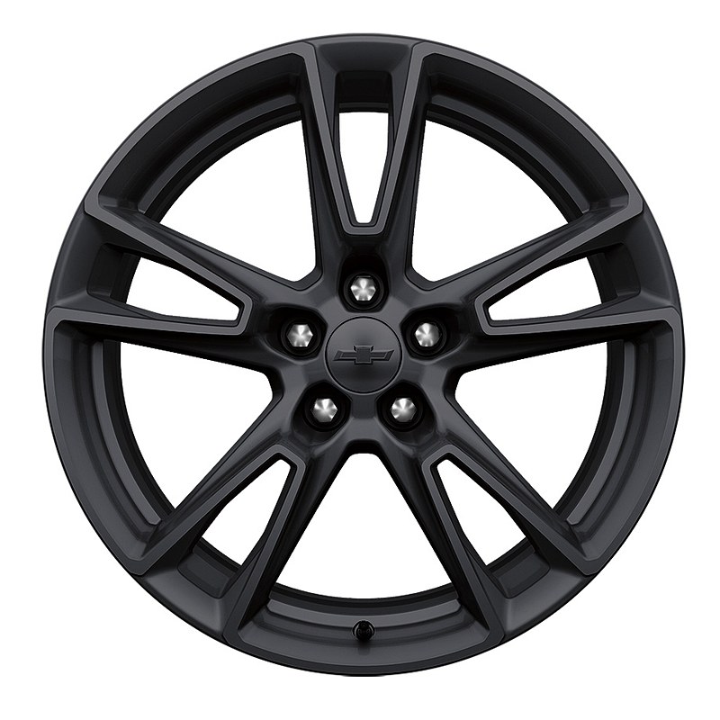 LT RSのローンチエディションが装着する5スプリットスポークサテンブラックホイール