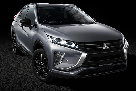 三菱自動車、ブラックのアクセントが入る「ミラージュ」「エクリプス