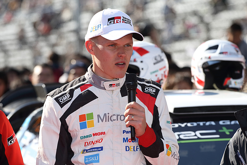 2018年のWRC（FIA世界ラリー選手権）でドライバーズタイトル3位となり、TOYOTA GAZOO Racing World Rally Teamのマニュファクチャラーズタイトル獲得に大きく貢献したオット・タナック選手