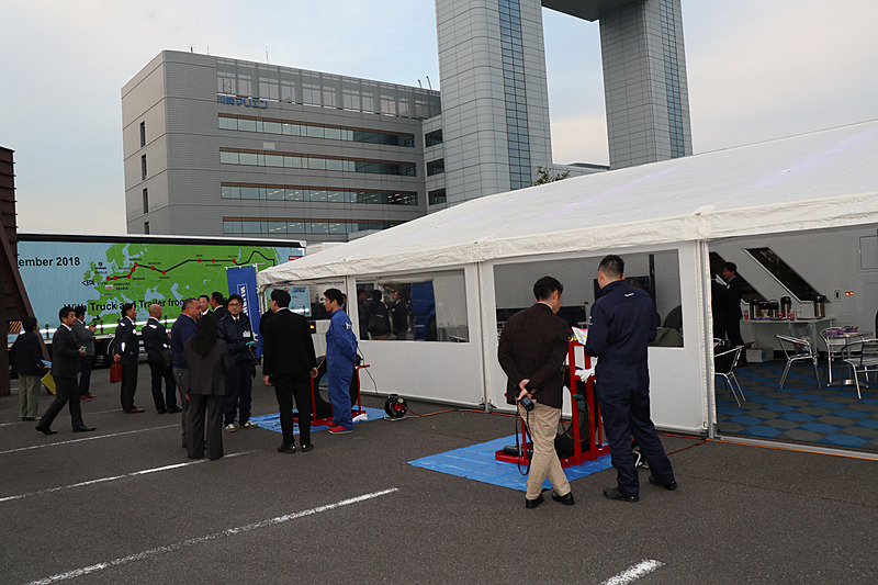 テントの横ではリグルーブの体験会も行なわれた