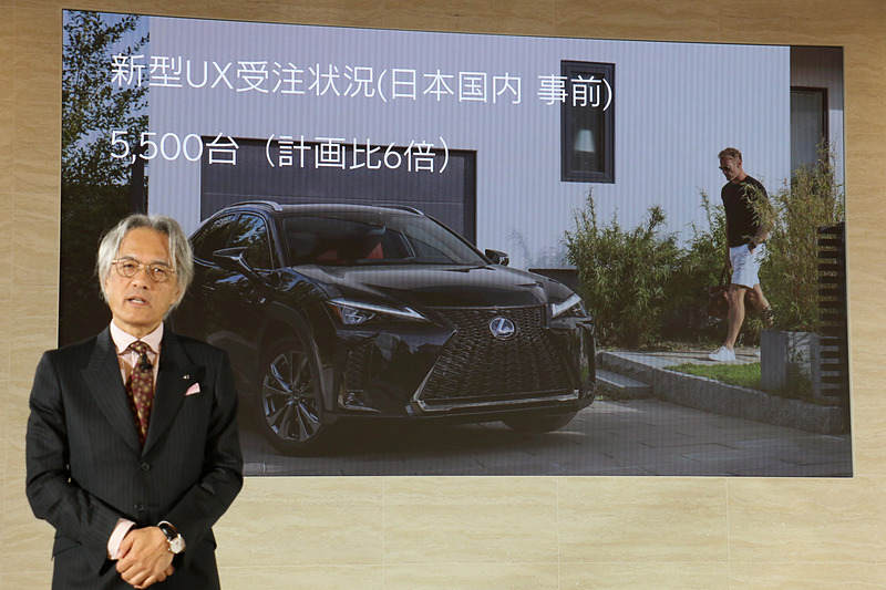 2018年1月～10月の販売実績は好調で、澤氏は世界中のユーザーに対して感謝の言葉を述べた。さらに新しいUXも発売前の時点で5500台を受注しているという